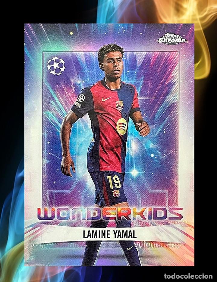 Football Stickers: Lamine Yamal - Wonderkids Topps Chrome 2025 WK-1