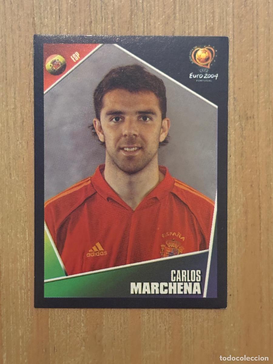 Cromos de f&uacute;tbol: 37. CROMO CARLOS MARCHENA N 73 ESPA&Ntilde;A EURO 2004 PORTUGAL PANINI NUNCA PEGADO SIN PEGAR