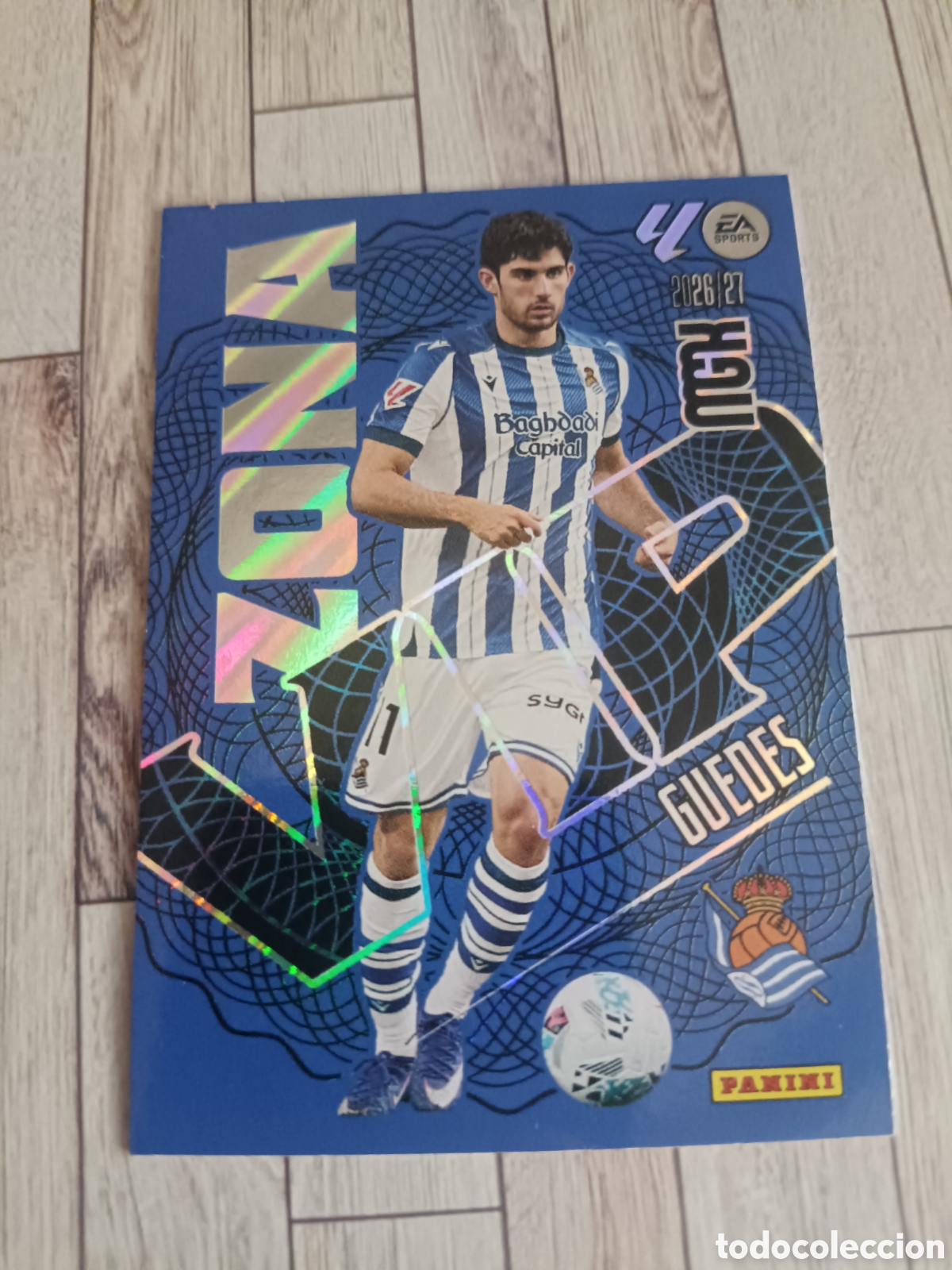 Cromos de f&uacute;tbol: 395 GUEDES REAL SOCIEDAD ZONA VIP MEGACRACKS MGK 26 27 PANINI 2026 2027