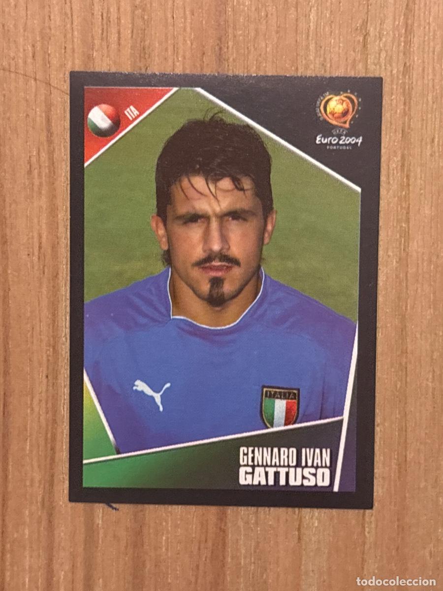 Cromos de f&uacute;tbol: 37. CROMO GENNARO GATTUSO N 232 EURO 2004 PORTUGAL PANINI NUNCA PEGADO SIN PEGAR