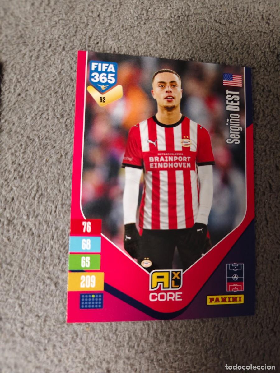 Cromos de f&uacute;tbol: 92 365 ADRENALYN 26 27 SERGI&Ntilde;O DEST PSV EINDHOVEN BASE CARD CORE 2026 2027 FIFA PANINI AAV