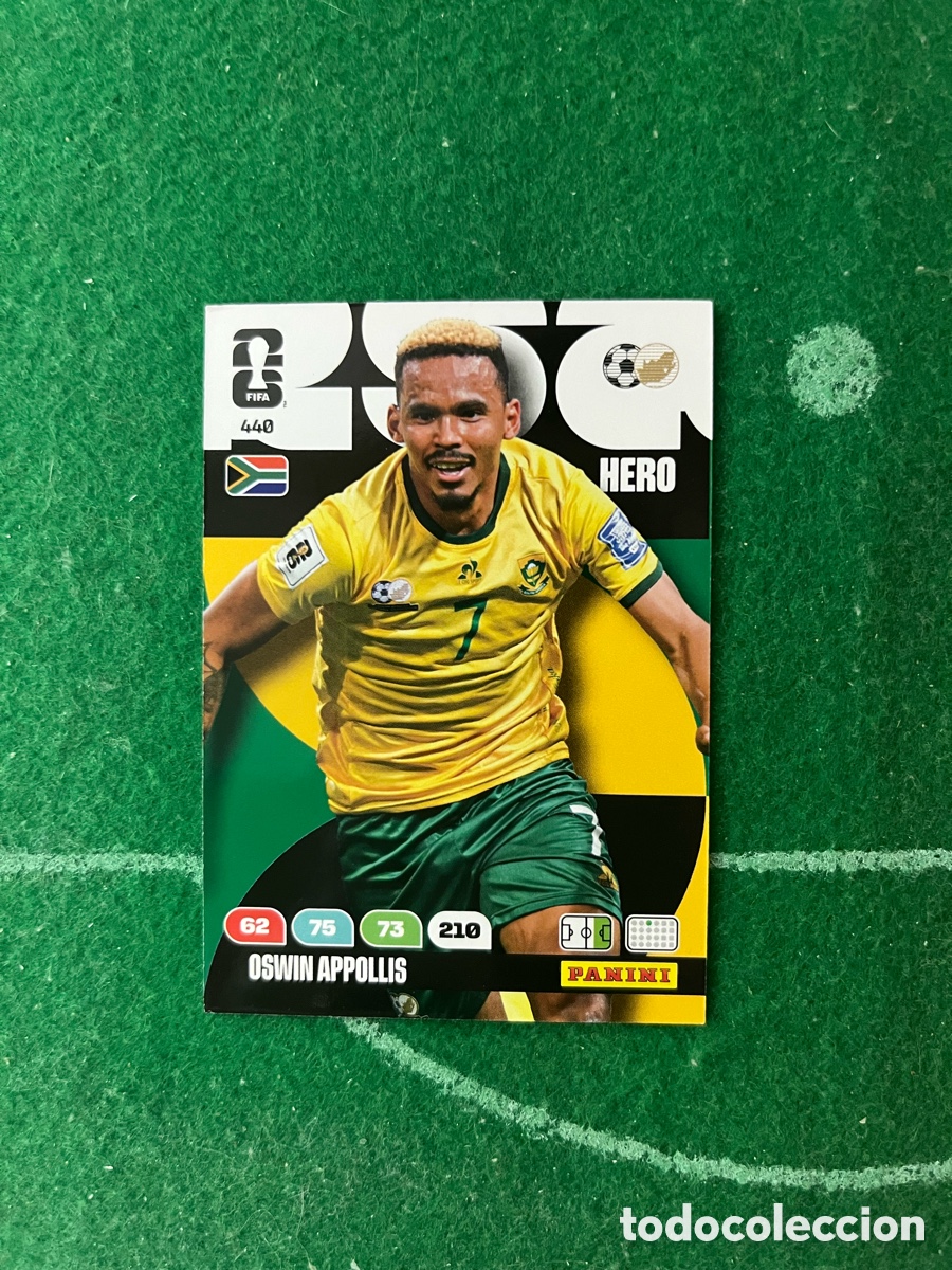 Cromos de f&uacute;tbol: 440 OSWIN APPOLLIS SUD&Aacute;FRICA ADRENALYN MUNDIAL 2026 PANINI