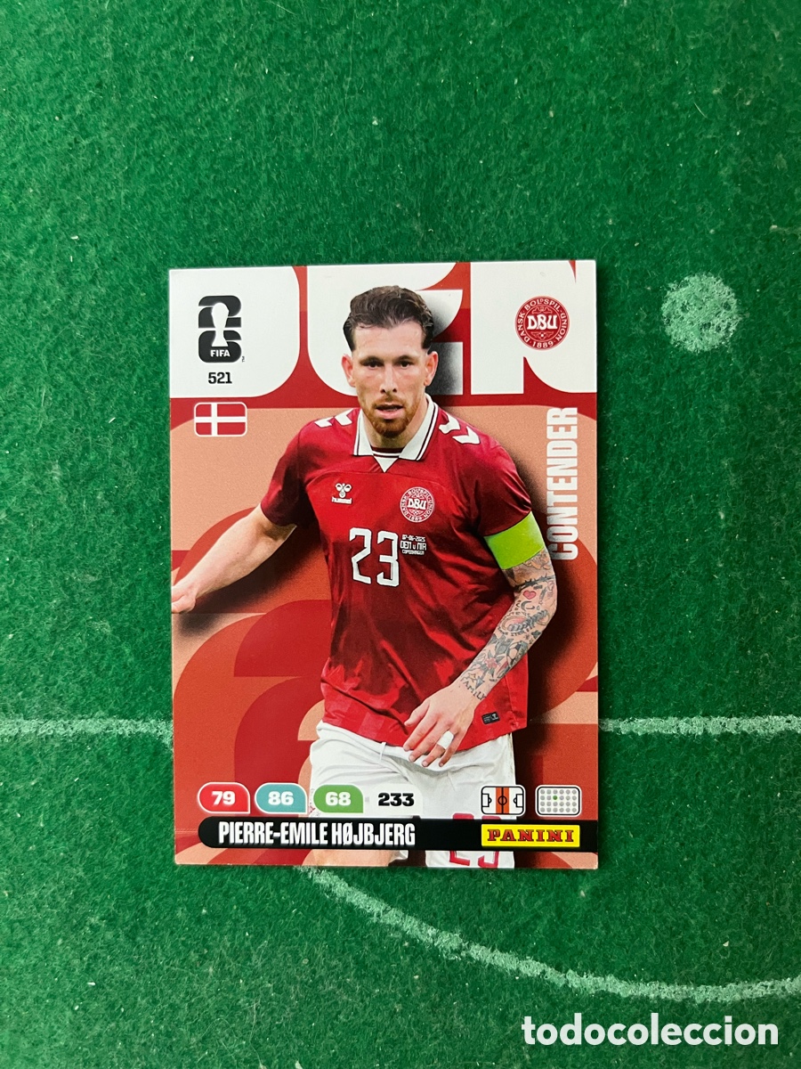 Cromos de f&uacute;tbol: 521 PIERRE EMILE HOJBJERG DINAMARCA ADRENALYN MUNDIAL 2026 PANINI