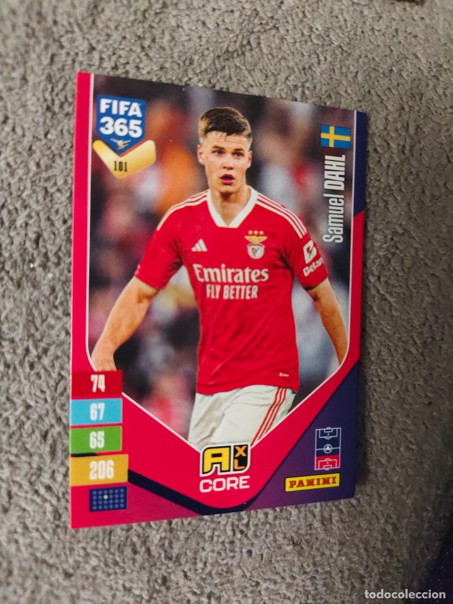 Cromos de f&uacute;tbol: 101 365 ADRENALYN 26 27 SAMUEL DAHL SL BENFICA BASE CARD CORE 2026 2027 FIFA PANINI AAV