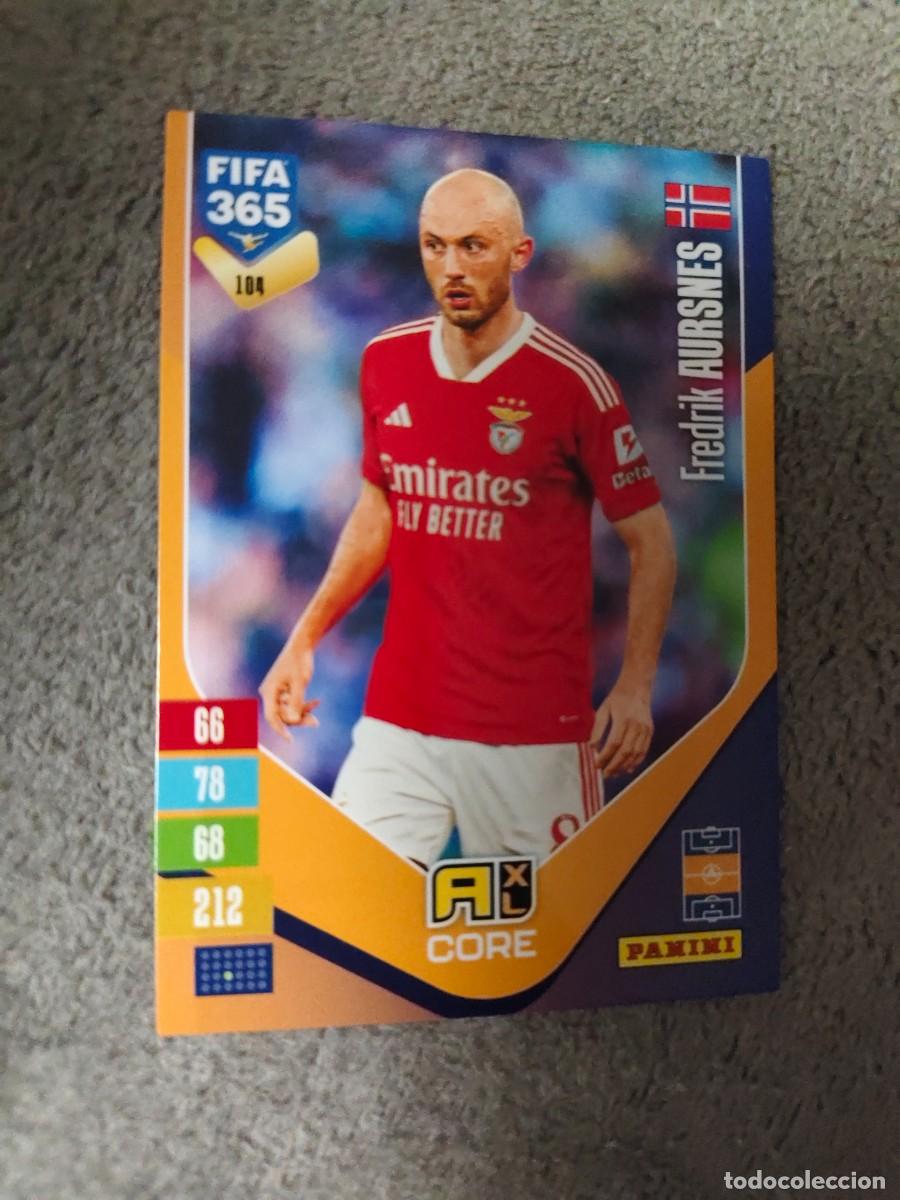 Football Stickers: 104 365 ADRENALYN 26 27 FREDRIK AURSNES SL BENFICA BASE CARD CORE 2026 2027 FIFA PANINI AAV