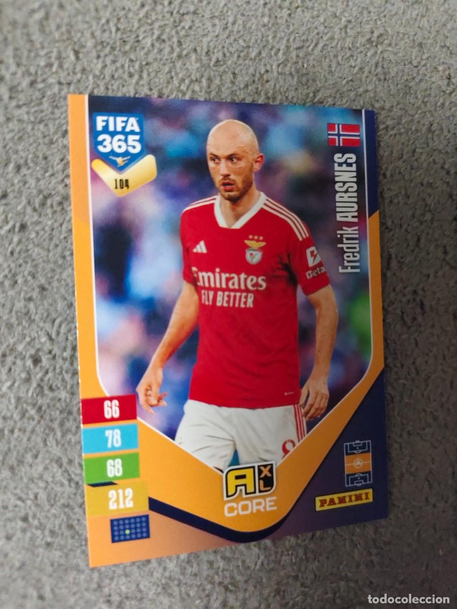 Football Stickers: 104 365 ADRENALYN 26 27 FREDRIK AURSNES SL BENFICA BASE CARD CORE 2026 2027 FIFA PANINI AAV