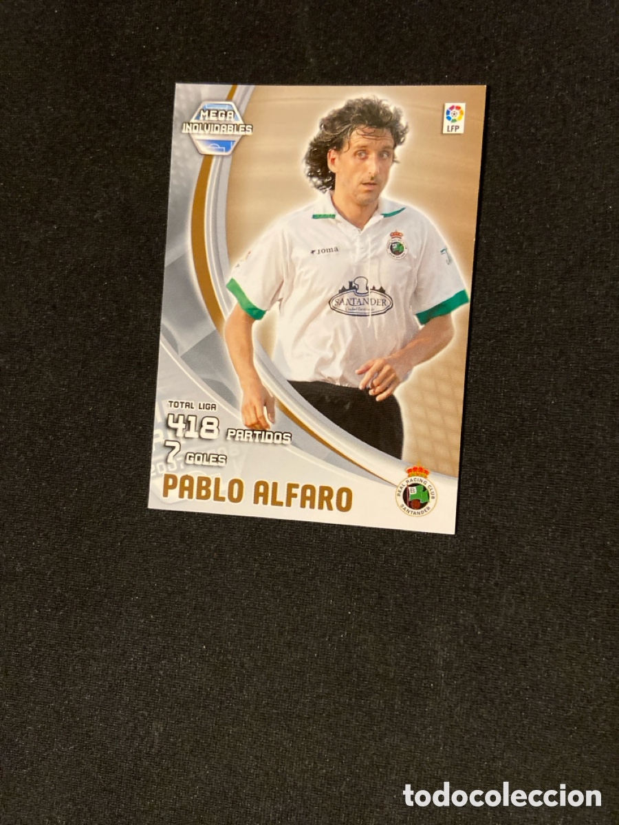 Figurine di Calcio: PABLO ALFARO 404 INOLVIDABLES (RACING SANTANDER)