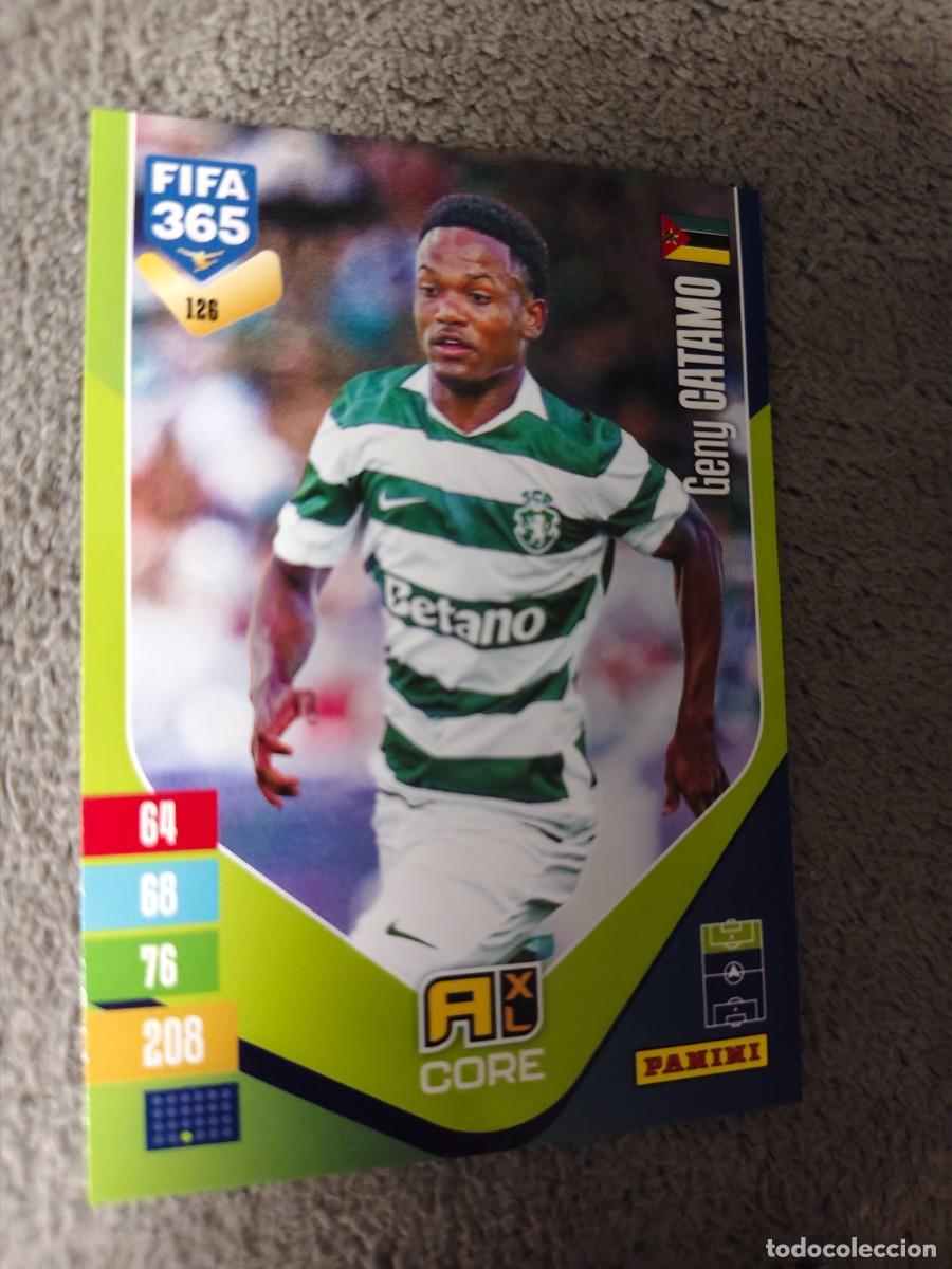 Cromos de f&uacute;tbol: 126 365 ADRENALYN 26 27 GENY CATAMO SPORTING CP BASE CARD CORE 2026 2027 FIFA PANINI AAV