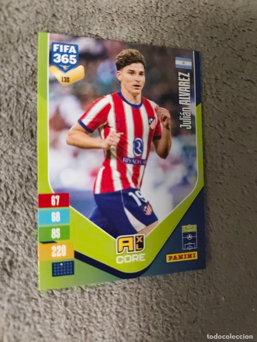 Cromos de f&uacute;tbol: 135 365 ADRENALYN 26 27 JULI&Aacute;N ALVAREZ ATL&Eacute;TICO DE MADRID BASE CARD CORE 2026 2027 FIFA PANINI AAV