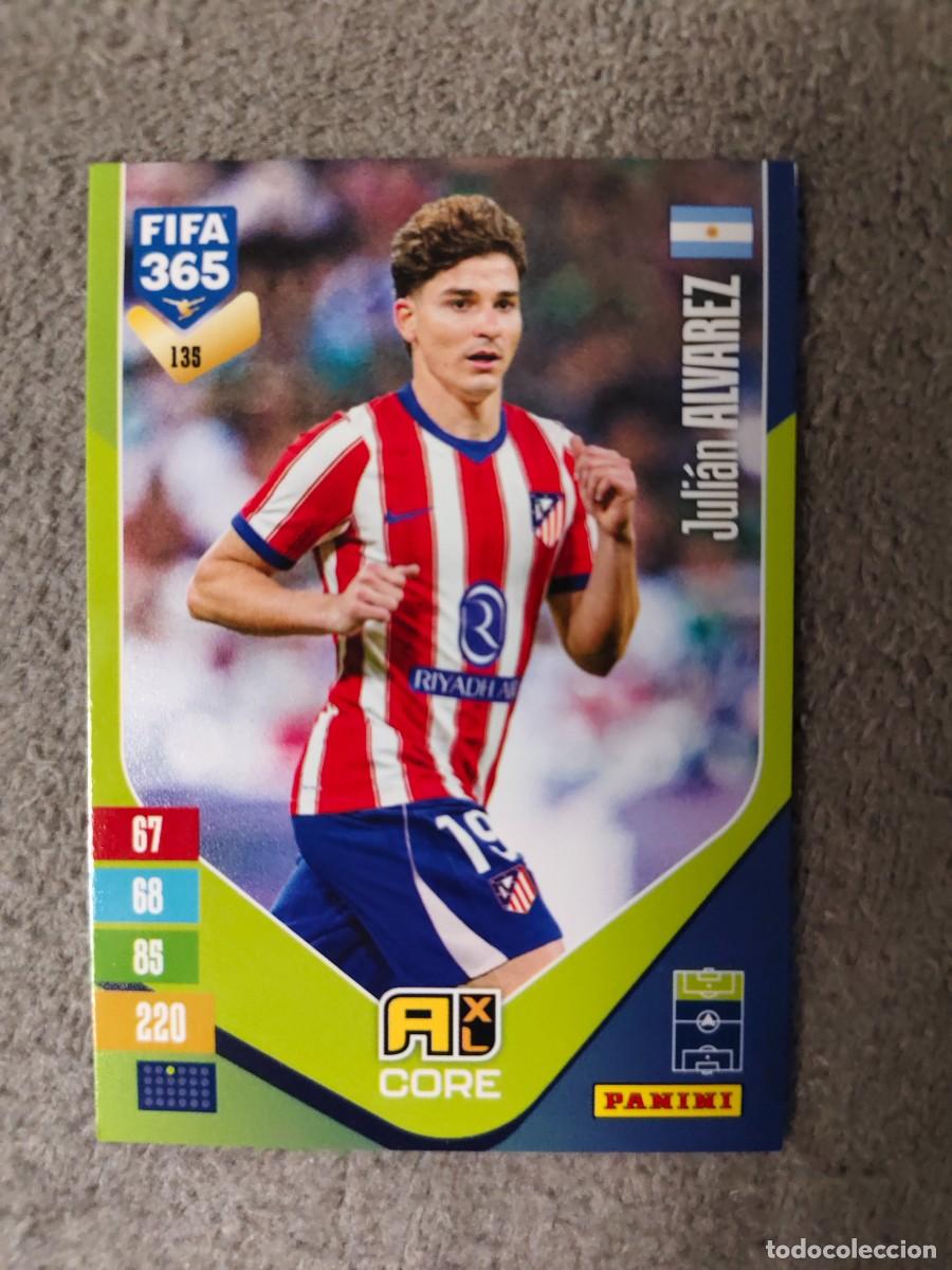 Cromos de f&uacute;tbol: 135 365 ADRENALYN 26 27 JULI&Aacute;N ALVAREZ ATL&Eacute;TICO DE MADRID BASE CARD CORE 2026 2027 FIFA PANINI AAV