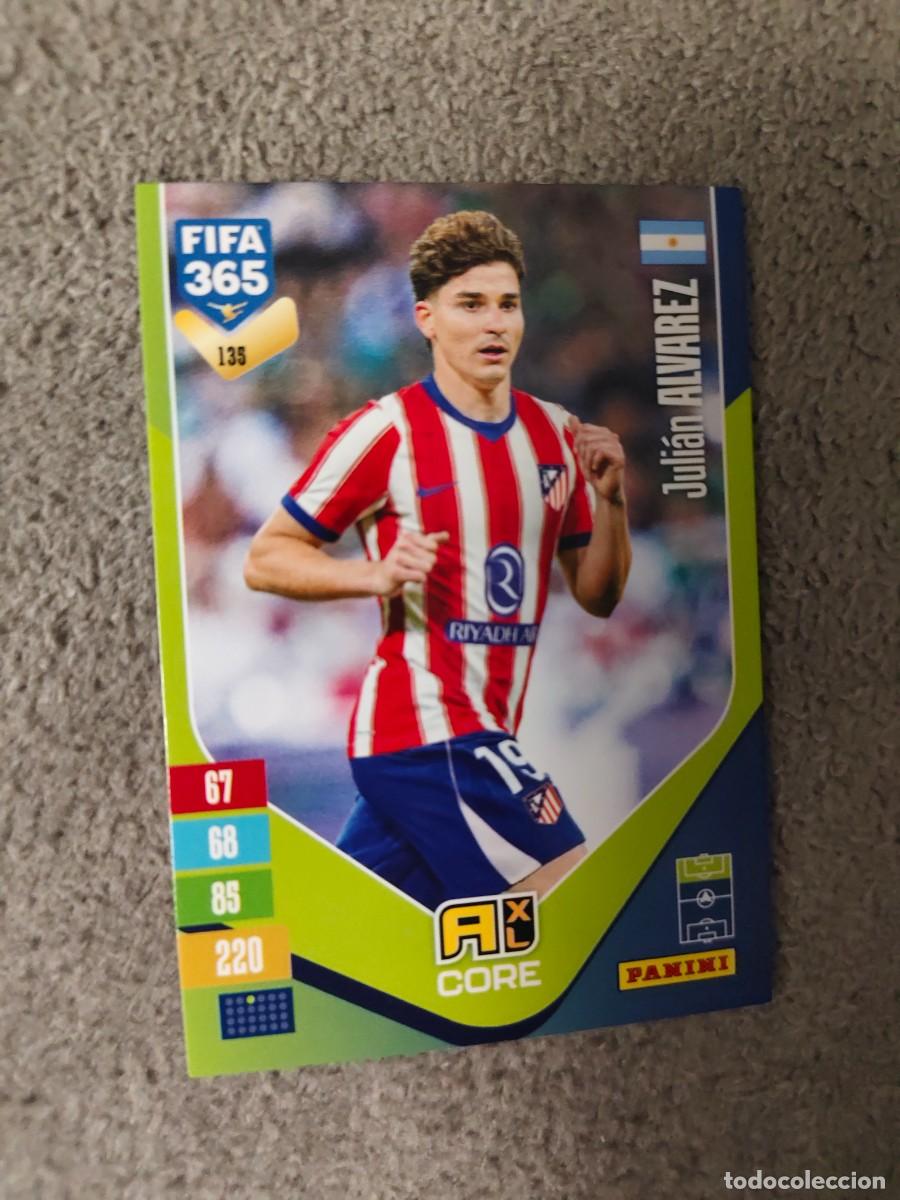 Cromos de f&uacute;tbol: 135 365 ADRENALYN 26 27 JULI&Aacute;N ALVAREZ ATL&Eacute;TICO DE MADRID BASE CARD CORE 2026 2027 FIFA PANINI AAV