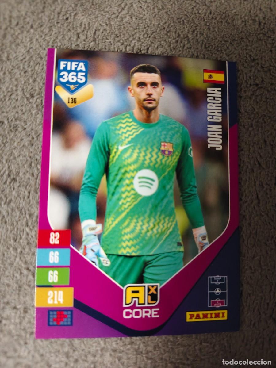 Cromos de f&uacute;tbol: 136 365 ADRENALYN 26 27 JOAN GARCIA FC BARCELONA BASE CARD CORE 2026 2027 FIFA PANINI AAV