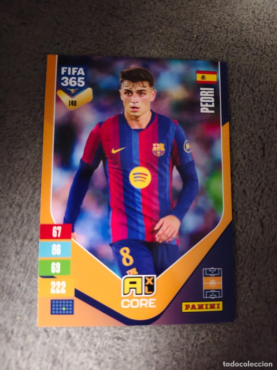 Cromos de f&uacute;tbol: 140 365 ADRENALYN 26 27 PEDRI FC BARCELONA BASE CARD CORE 2026 2027 FIFA PANINI AAV