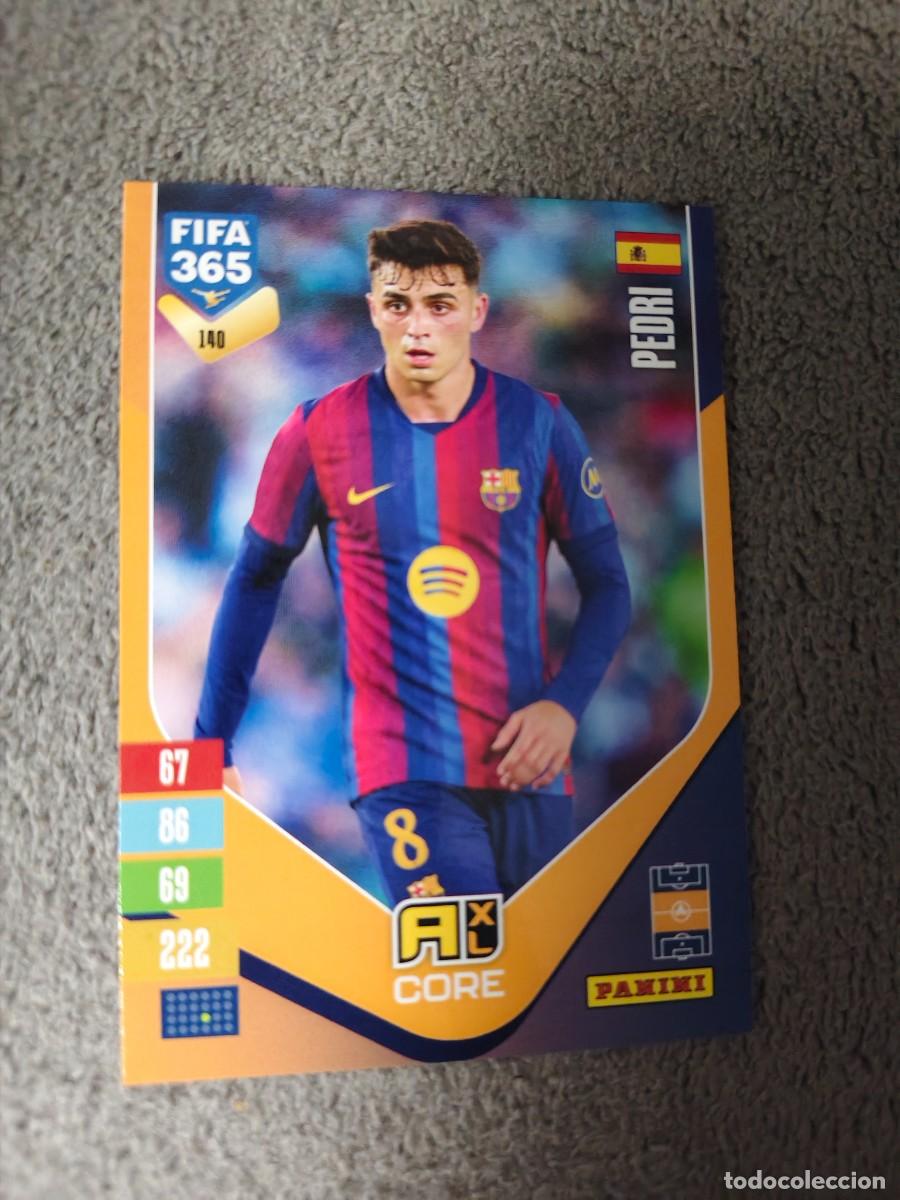 Cromos de f&uacute;tbol: 140 365 ADRENALYN 26 27 PEDRI FC BARCELONA BASE CARD CORE 2026 2027 FIFA PANINI AAV