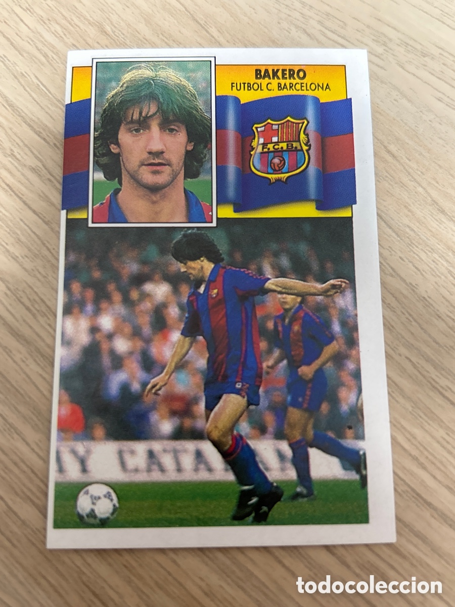 Cromos de f&uacute;tbol: BAKERO BARCELONA LIGA ESTE 1990 1991 90 91 NUNCA PEGADO SIN PEGAR