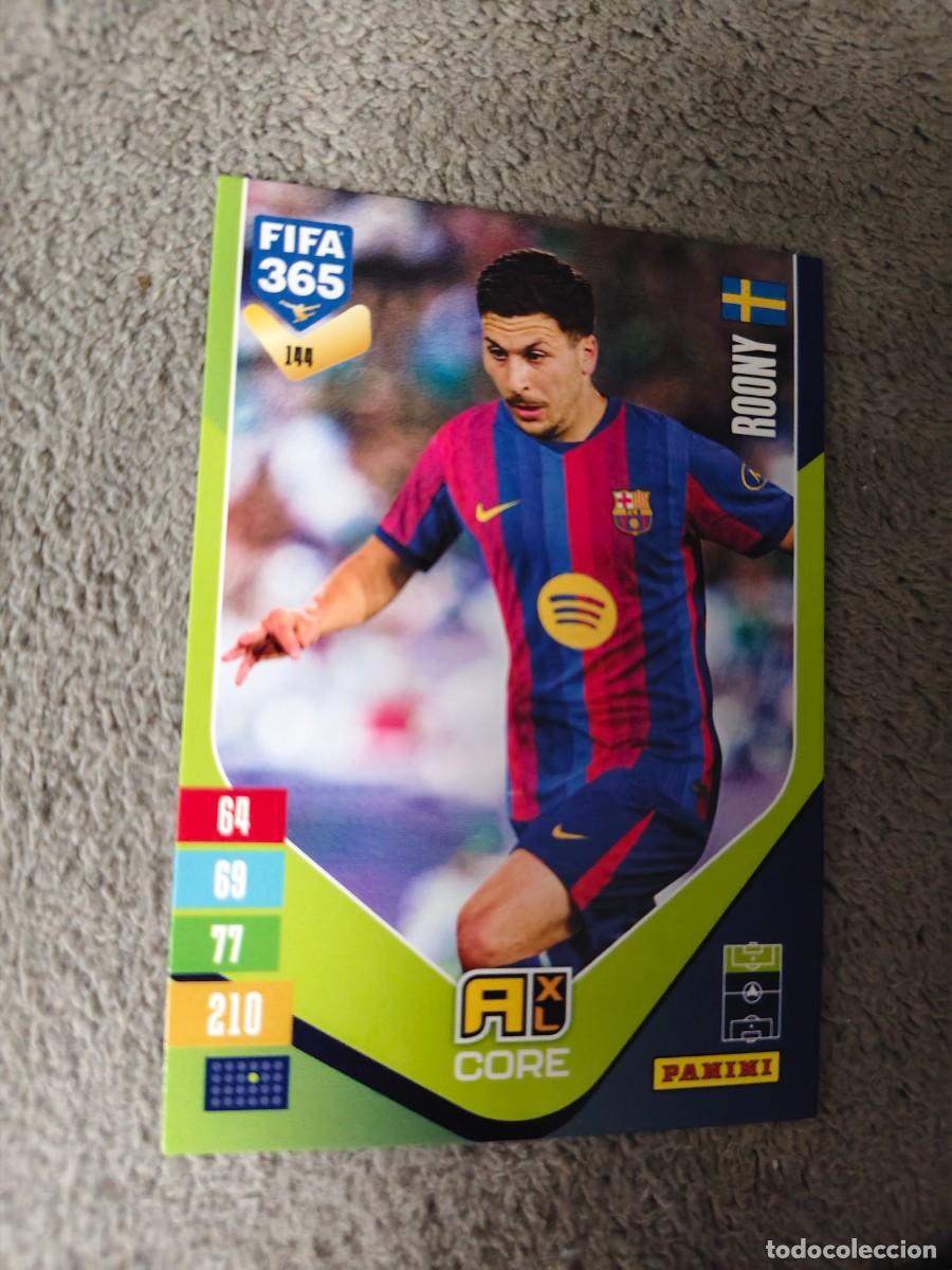 Cromos de f&uacute;tbol: 144 365 ADRENALYN 26 27 ROONY BARDGHJI FC BARCELONA BASE CARD CORE 2026 2027 FIFA PANINI AAV