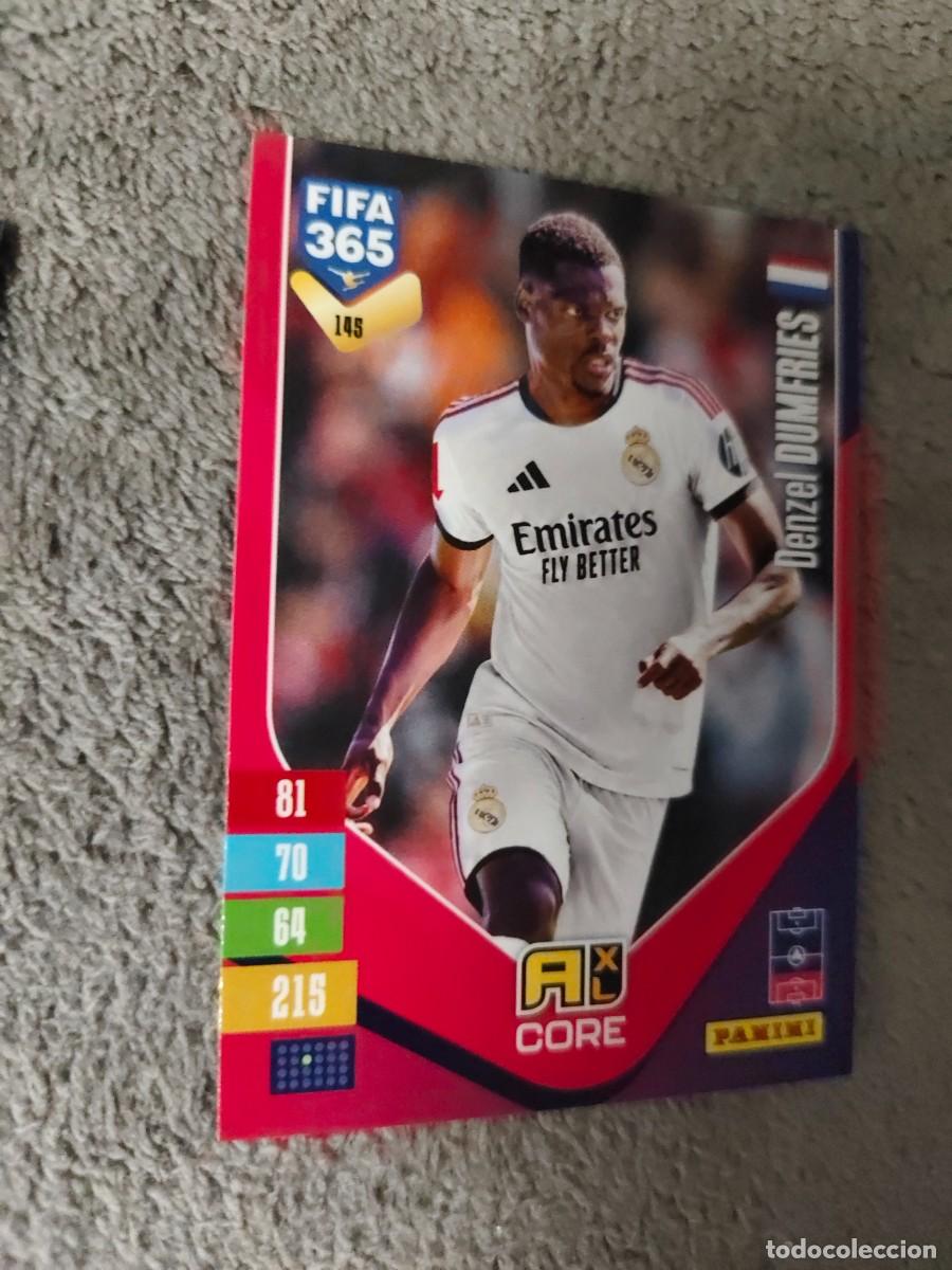 Cromos de f&uacute;tbol: 145 365 ADRENALYN 26 27 DENZEL DUMFRIES REAL MADRID CF BASE CARD CORE 2026 2027 FIFA PANINI AAV