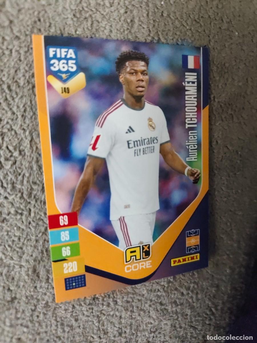 Cromos de f&uacute;tbol: 149 365 ADRENALYN 26 27 AUR&Eacute;LIEN TCHOUAM&Eacute;NI REAL MADRID CF BASE CARD CORE 2026 2027 FIFA PANINI AAV