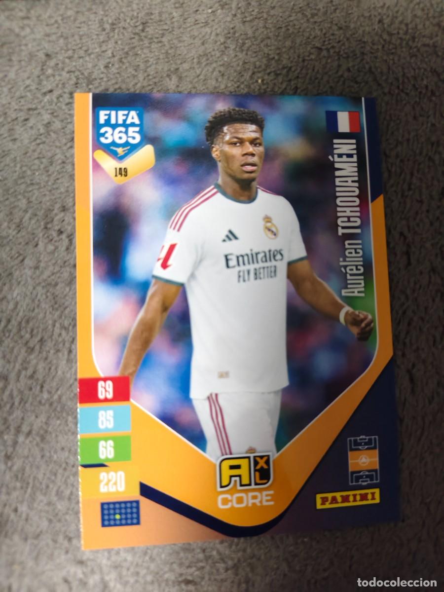 Cromos de f&uacute;tbol: 149 365 ADRENALYN 26 27 AUR&Eacute;LIEN TCHOUAM&Eacute;NI REAL MADRID CF BASE CARD CORE 2026 2027 FIFA PANINI AAV