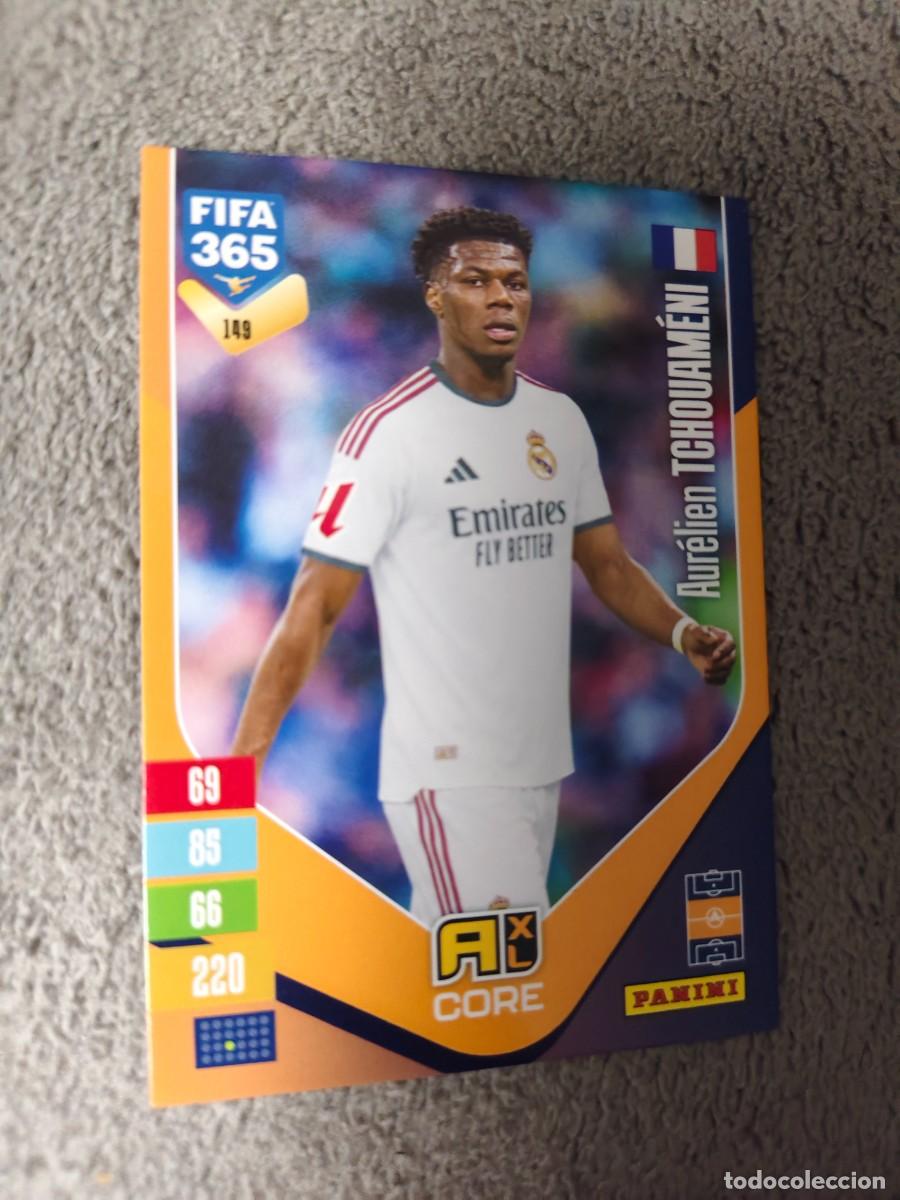 Cromos de f&uacute;tbol: 149 365 ADRENALYN 26 27 AUR&Eacute;LIEN TCHOUAM&Eacute;NI REAL MADRID CF BASE CARD CORE 2026 2027 FIFA PANINI AAV