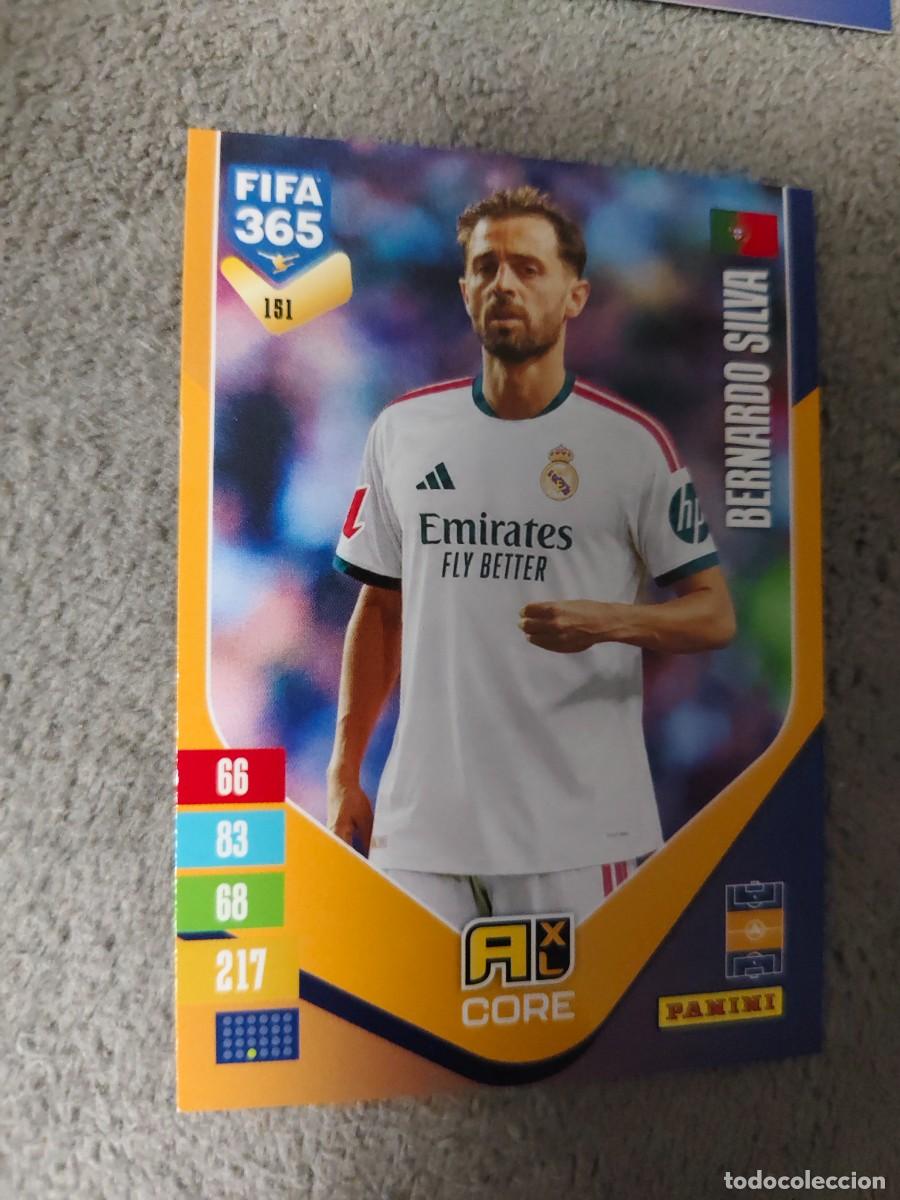 Cromos de f&uacute;tbol: 151 365 ADRENALYN 26 27 BERNARDO SILVA REAL MADRID CF BASE CARD CORE 2026 2027 FIFA PANINI AAV