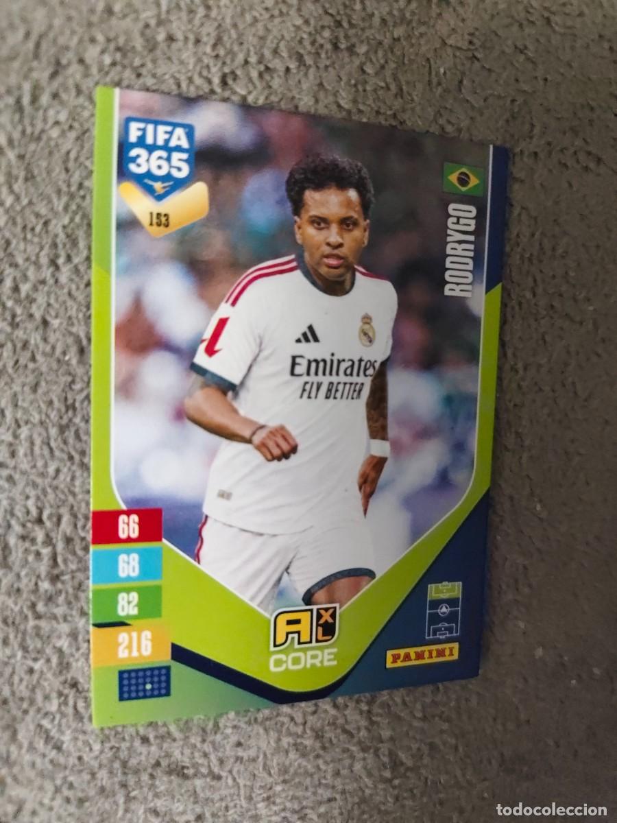 Cromos de f&uacute;tbol: 153 365 ADRENALYN 26 27 RODRYGO REAL MADRID CF BASE CARD CORE 2026 2027 FIFA PANINI AAV