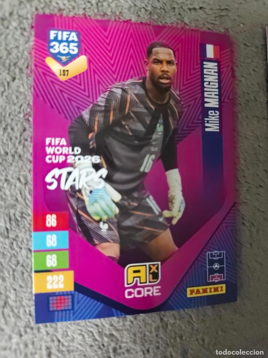 Football Stickers: 157 365 ADRENALYN 26 27 MIKE MAIGNAN FRANCIA WORLD CUP STARS CORE 2026 2027 FIFA PANINI AAV