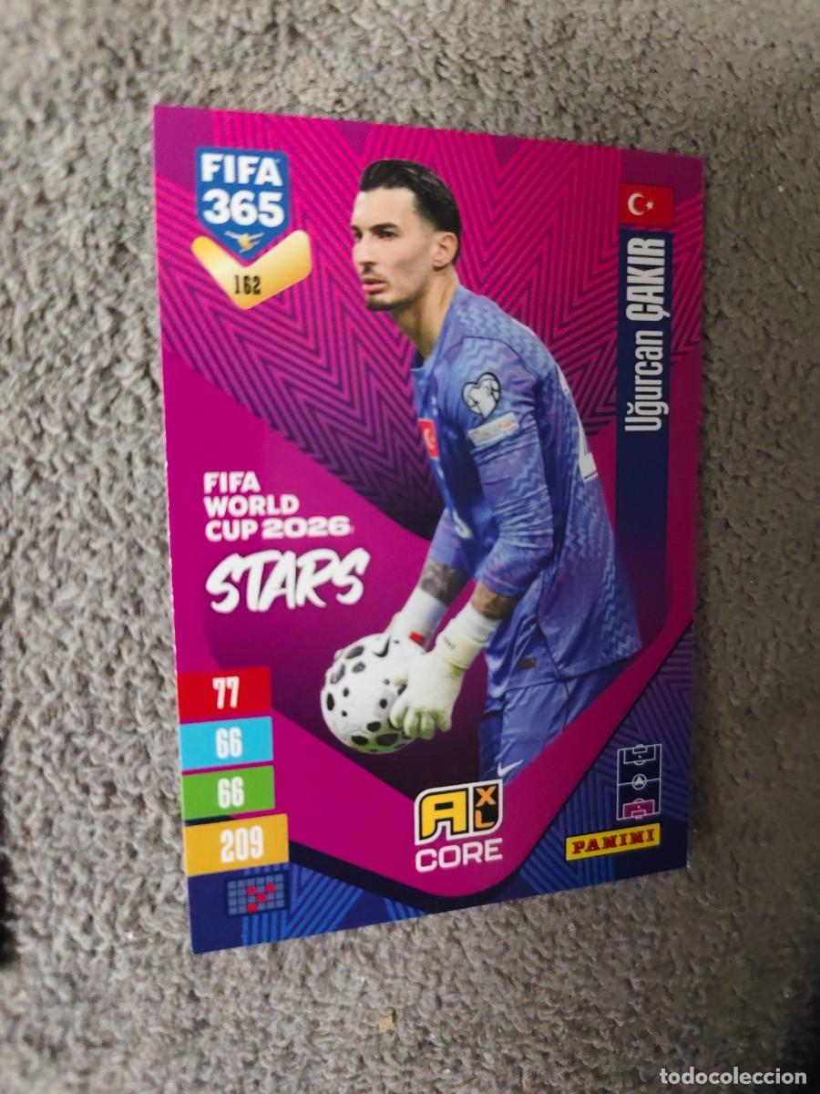 Football Stickers: 162 365 ADRENALYN 26 27 UĞURCAN &Ccedil;AKIR TURQU&Iacute;A WORLD CUP STARS CORE 2026 2027 FIFA PANINI AAV