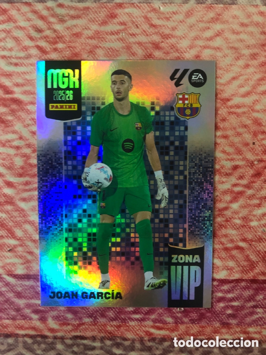 Football Stickers: MEGACRACKS 2025-2026 P 512 JOAN GARC&Iacute;A BARCELONA BAR&Ccedil;A ZONA VIP POWER