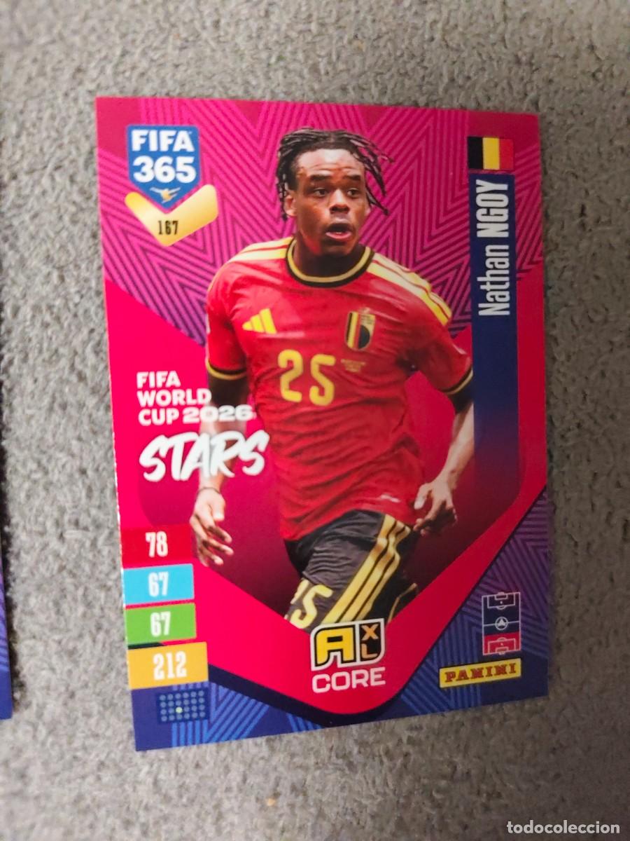 Football Stickers: 167 365 ADRENALYN 26 27 NATHAN NAGY B&Eacute;LGICA WORLD CUP STARS CORE 2026 2027 FIFA PANINI AAV