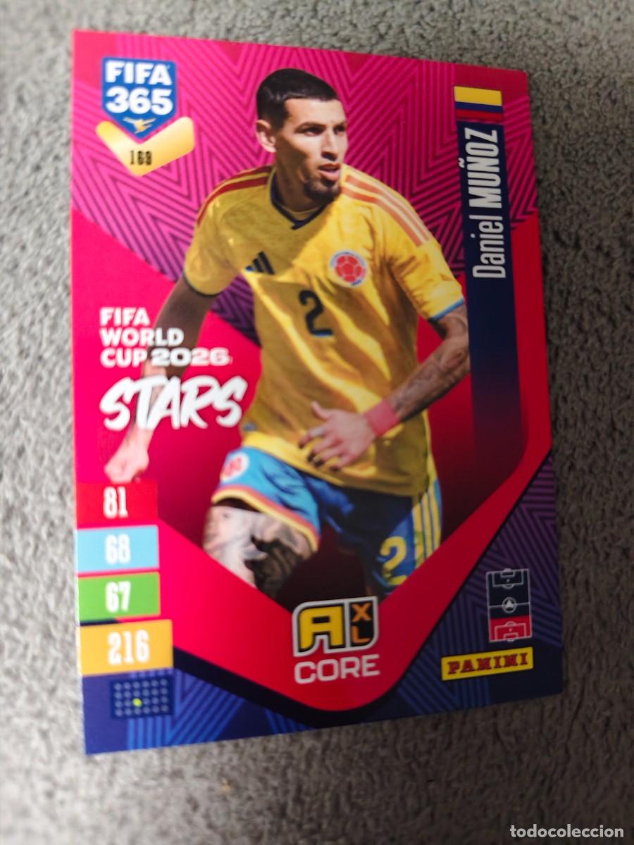 Football Stickers: 169 365 ADRENALYN 26 27 DANIEL MU&Ntilde;OZ COLOMBIA WORLD CUP STARS CORE 2026 2027 FIFA PANINI AAV
