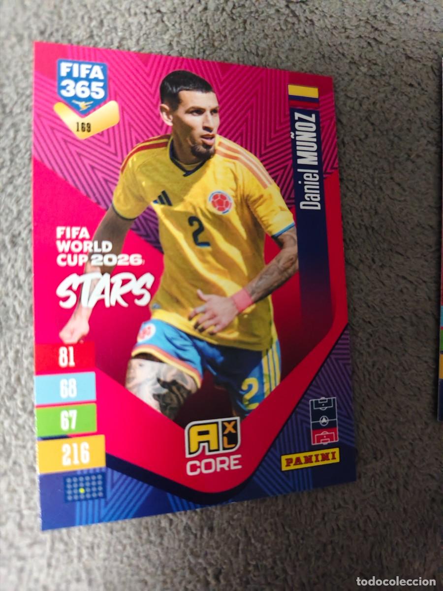 Football Stickers: 169 365 ADRENALYN 26 27 DANIEL MU&Ntilde;OZ COLOMBIA WORLD CUP STARS CORE 2026 2027 FIFA PANINI AAV
