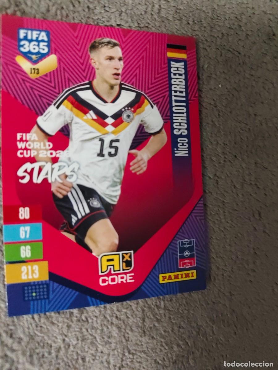 Cromos de f&uacute;tbol: 173 365 ADRENALYN 26 27 NICO SCHLOTTERBECK ALEMANIA WORLD CUP STARS CORE 2026 2027 FIFA PANINI AAV