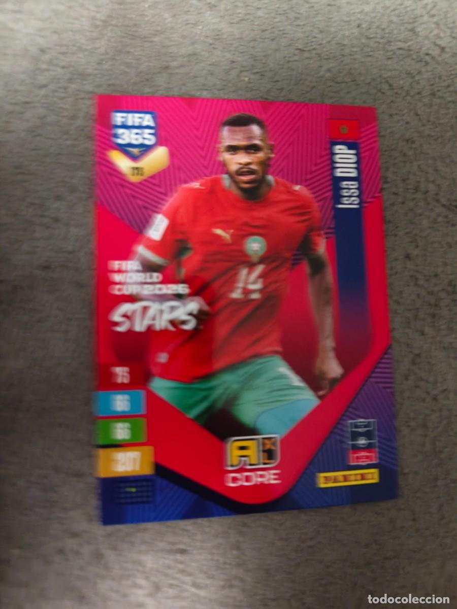 Cromos de f&uacute;tbol: 175 365 ADRENALYN 26 27 ISSA DIOP MARRUECOS WORLD CUP STARS CORE 2026 2027 FIFA PANINI AAV