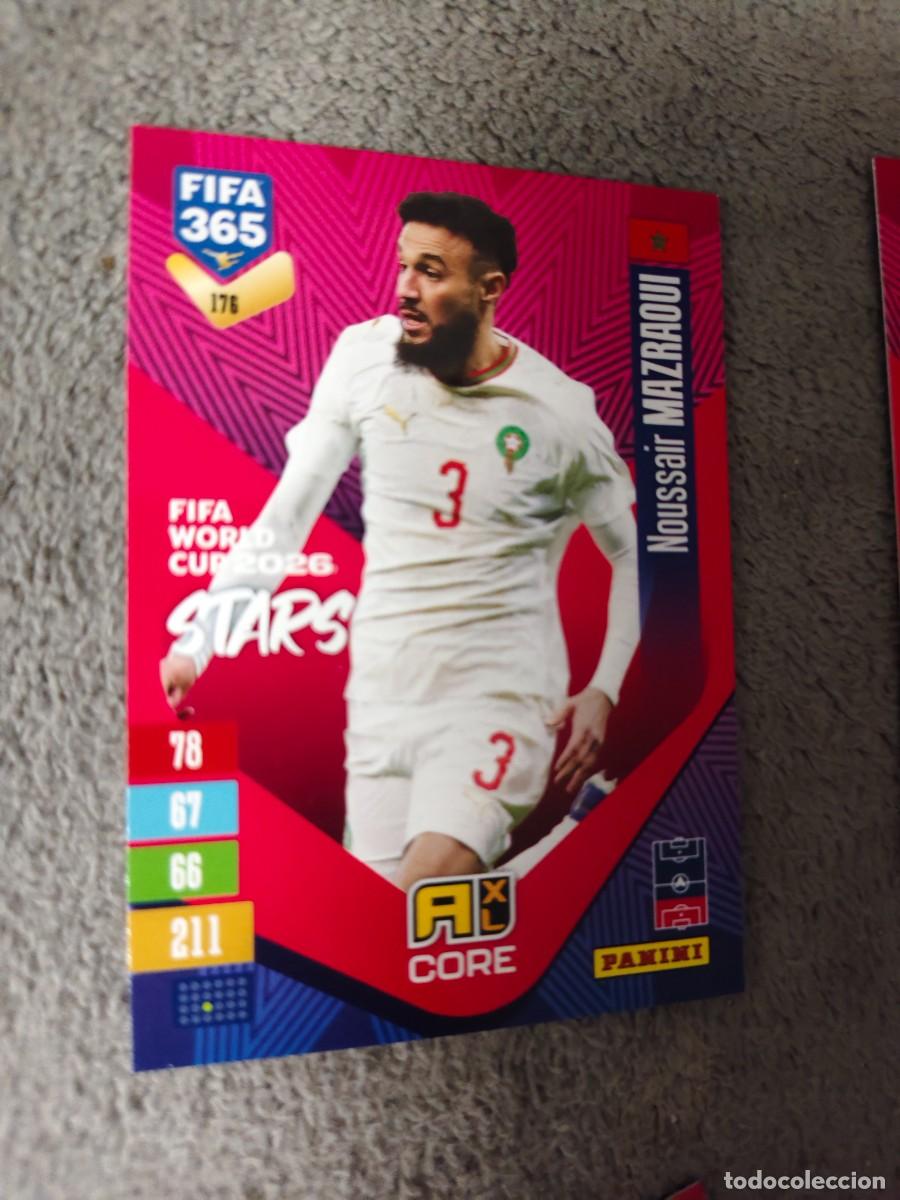 Cromos de f&uacute;tbol: 176 365 ADRENALYN 26 27 NOUSSAIR MAZRAOUI MARRUECOS WORLD CUP STARS CORE 2026 2027 FIFA PANINI AAV