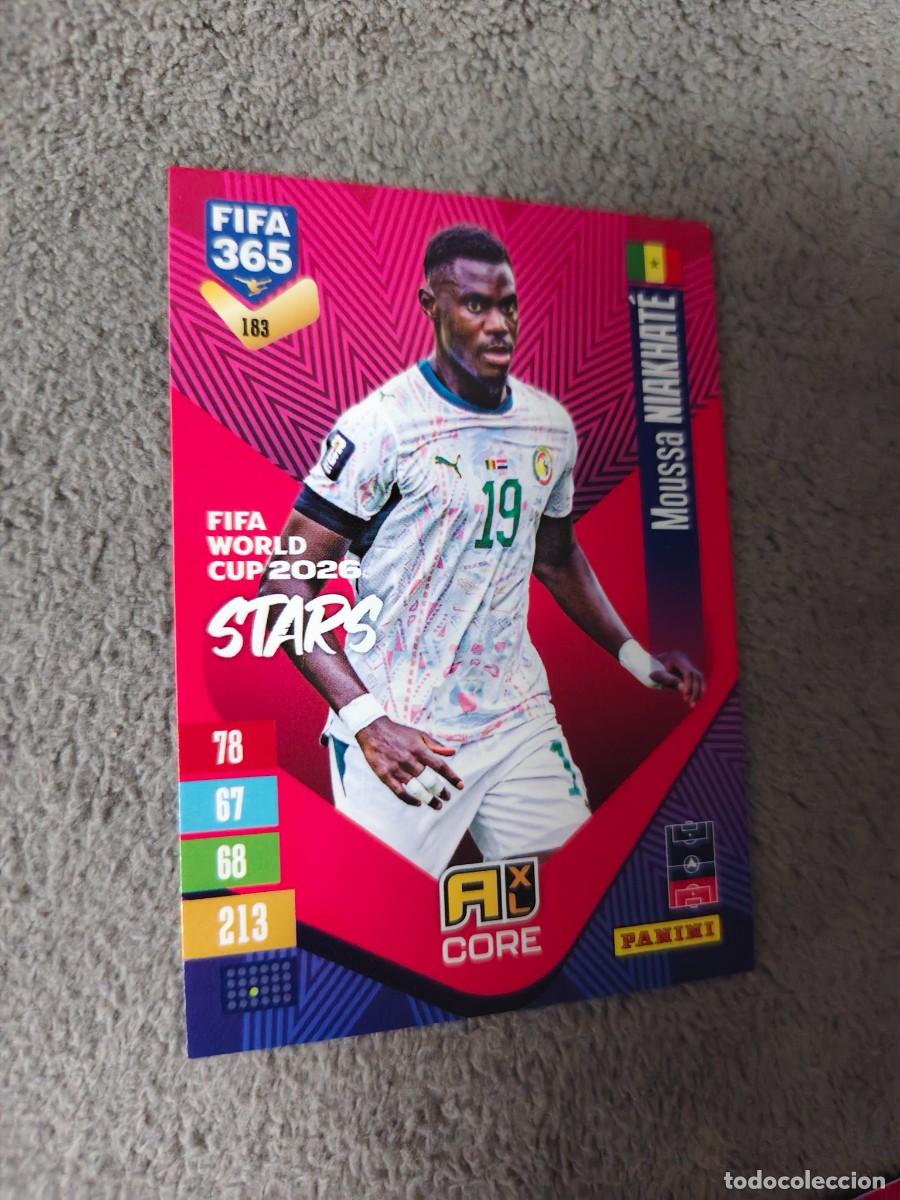 Cromos de f&uacute;tbol: 183 365 ADRENALYN 26 27 MOUSSA NIAKHAT&Eacute; SENEGAL WORLD CUP STARS CORE 2026 2027 FIFA PANINI AAV