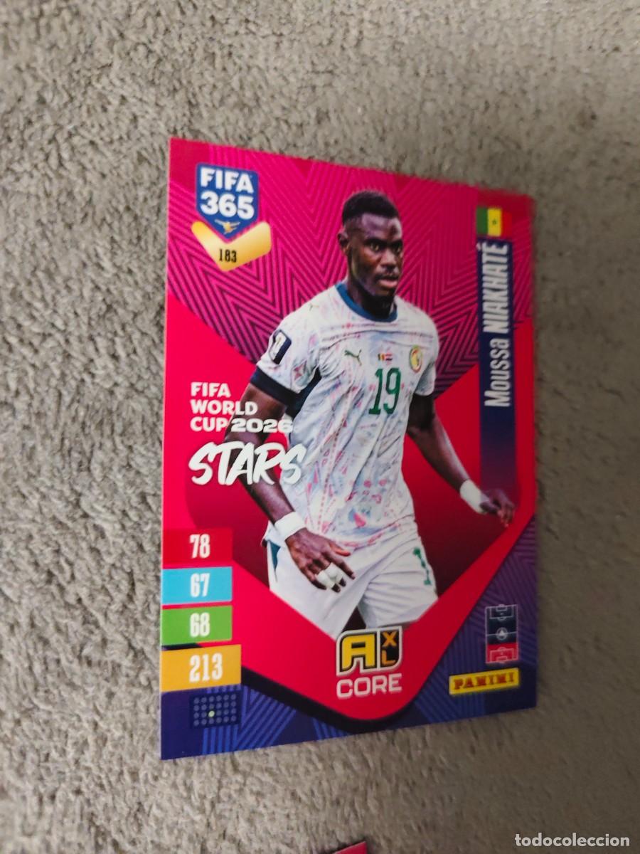 Cromos de f&uacute;tbol: 183 365 ADRENALYN 26 27 MOUSSA NIAKHAT&Eacute; SENEGAL WORLD CUP STARS CORE 2026 2027 FIFA PANINI AAV