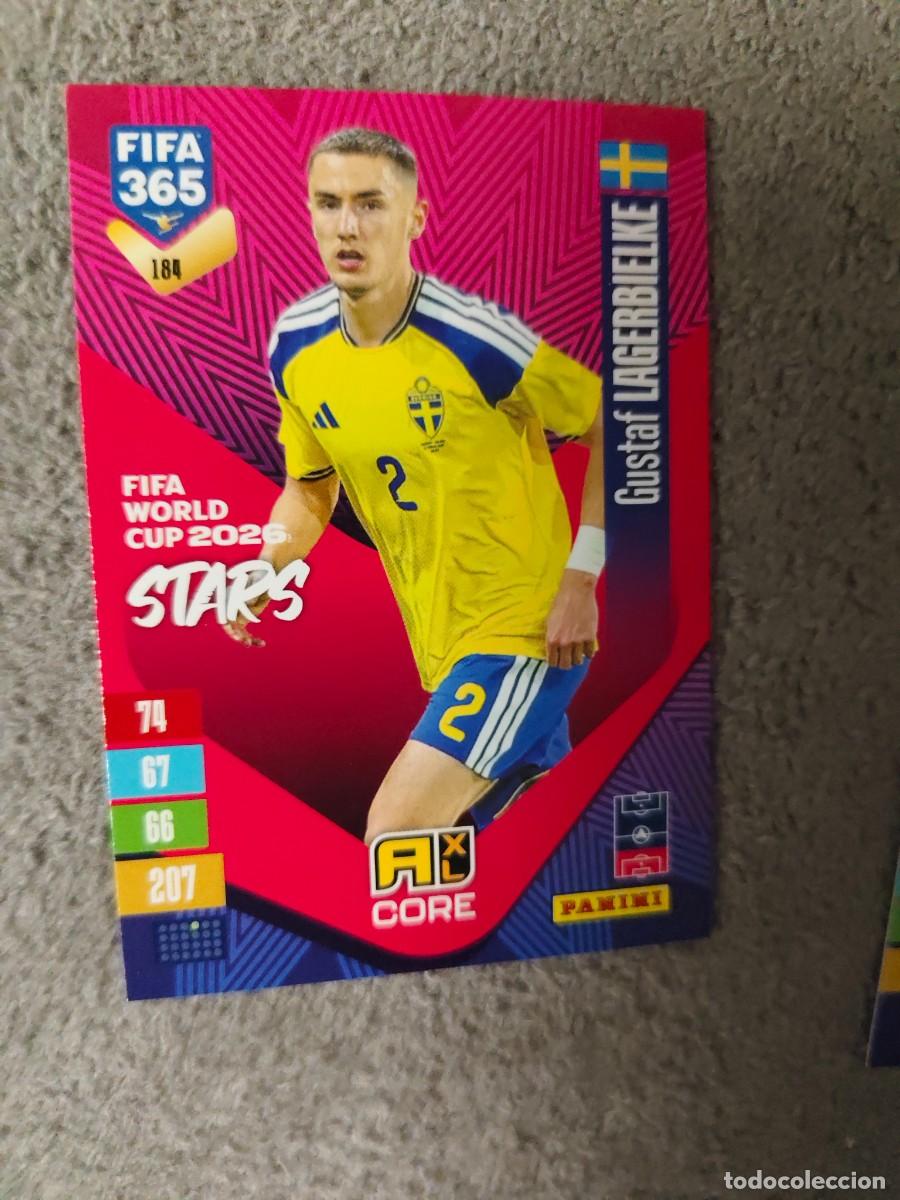 Cromos de f&uacute;tbol: 184 365 ADRENALYN 26 27 GUSTAF LAGERBIELKE SUECIA WORLD CUP STARS CORE 2026 2027 FIFA PANINI AAV
