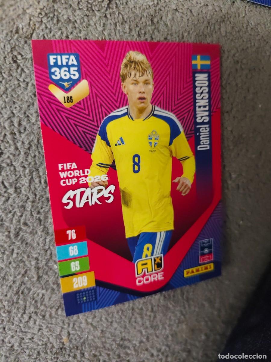 Cromos de f&uacute;tbol: 185 365 ADRENALYN 26 27 DANIEL SVENSSON SUECIA WORLD CUP STARS CORE 2026 2027 FIFA PANINI AAV