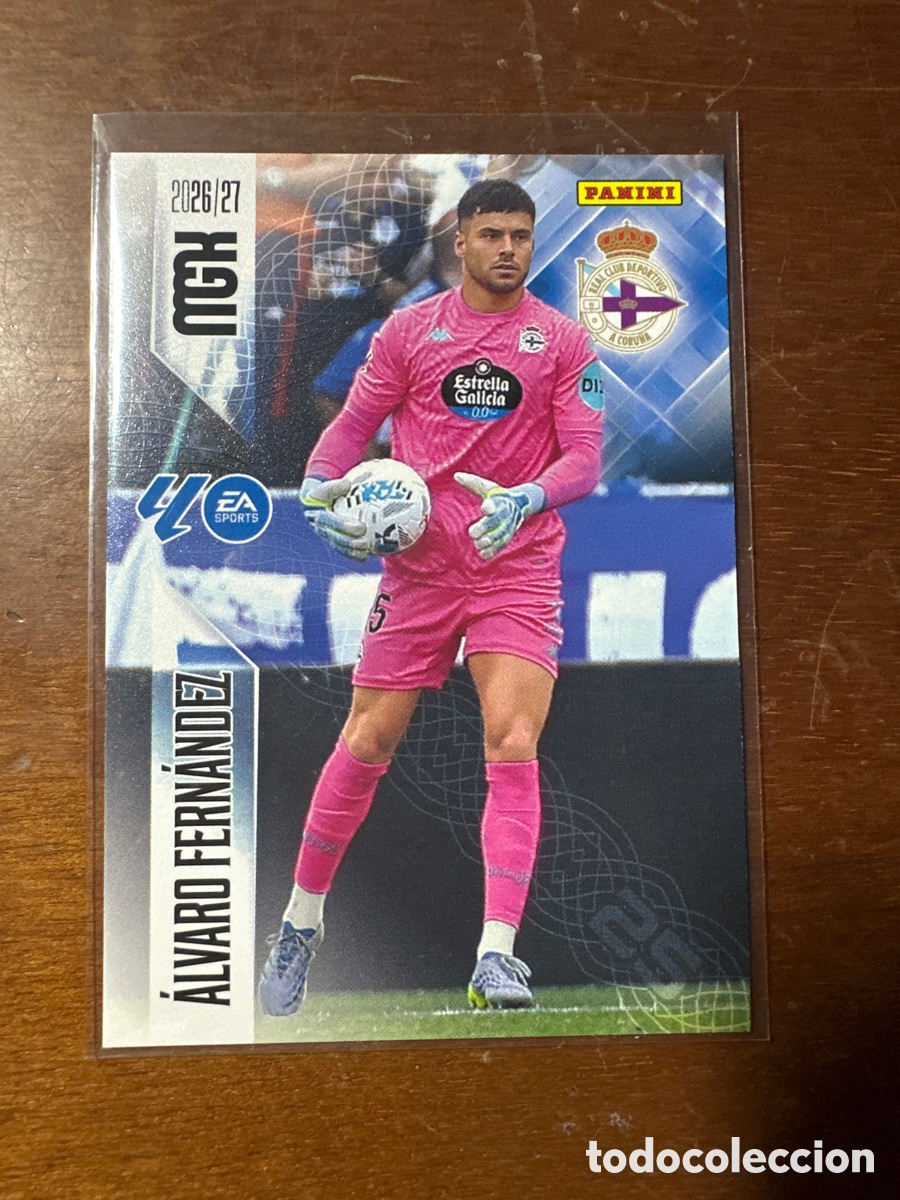 Cromos de f&uacute;tbol: 128 ALVARO FERN&Aacute;NDEZ DEPORTIVO DE LA CORU&Ntilde;A MEGACRACKS 2026 2027 (MGK 26 27)