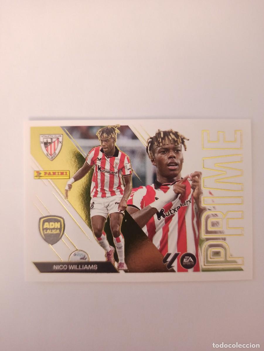 Cromos de f&uacute;tbol: Nico Williams 10 - Ath. Bilbao - ADN LA LIGA PRIME - LIGA ESTE 2026 2027 - 26 27 - PANINI
