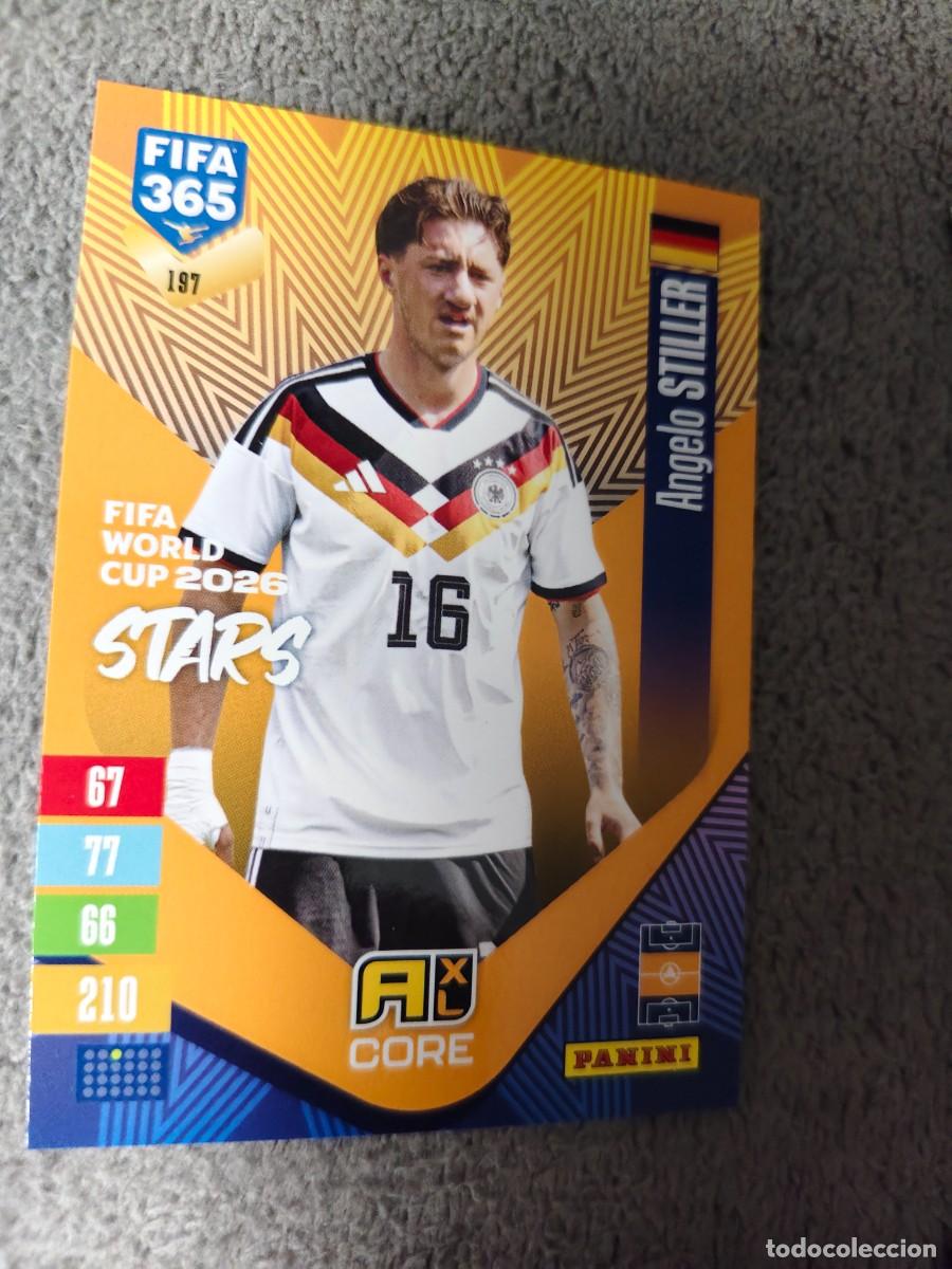 Cromos de f&uacute;tbol: 197 365 ADRENALYN 26 27 ANGELO STILLER ALEMANIA WORLD CUP STARS CORE 2026 2027 FIFA PANINI AAV
