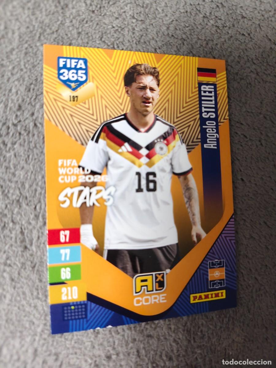 Cromos de f&uacute;tbol: 197 365 ADRENALYN 26 27 ANGELO STILLER ALEMANIA WORLD CUP STARS CORE 2026 2027 FIFA PANINI AAV