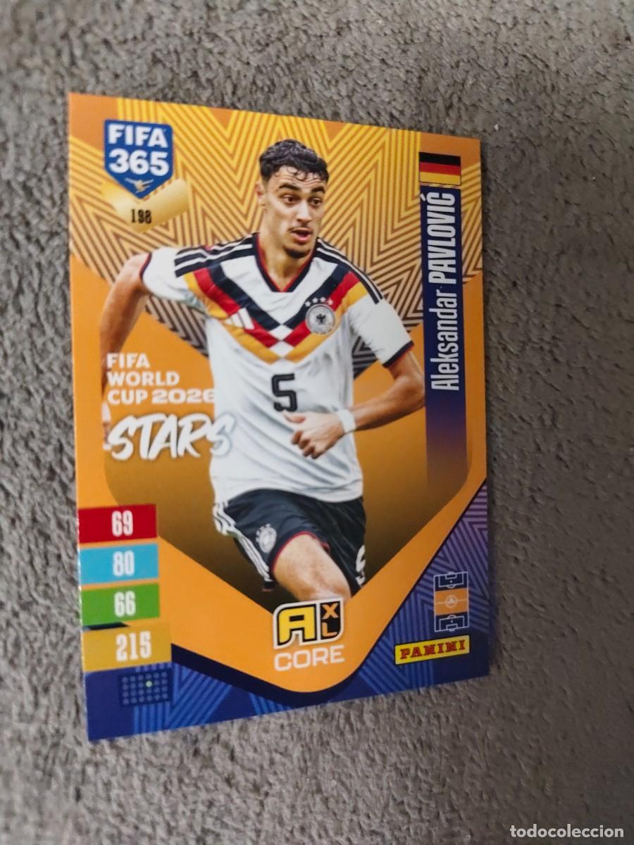 Cromos de f&uacute;tbol: 198 365 ADRENALYN 26 27 ALEKSANDAR PAVLOVIĆ ALEMANIA WORLD CUP STARS CORE 2026 2027 FIFA PANINI AAV