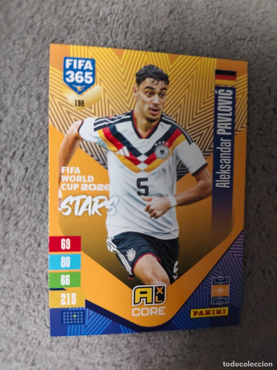 Cromos de f&uacute;tbol: 198 365 ADRENALYN 26 27 ALEKSANDAR PAVLOVIĆ ALEMANIA WORLD CUP STARS CORE 2026 2027 FIFA PANINI AAV