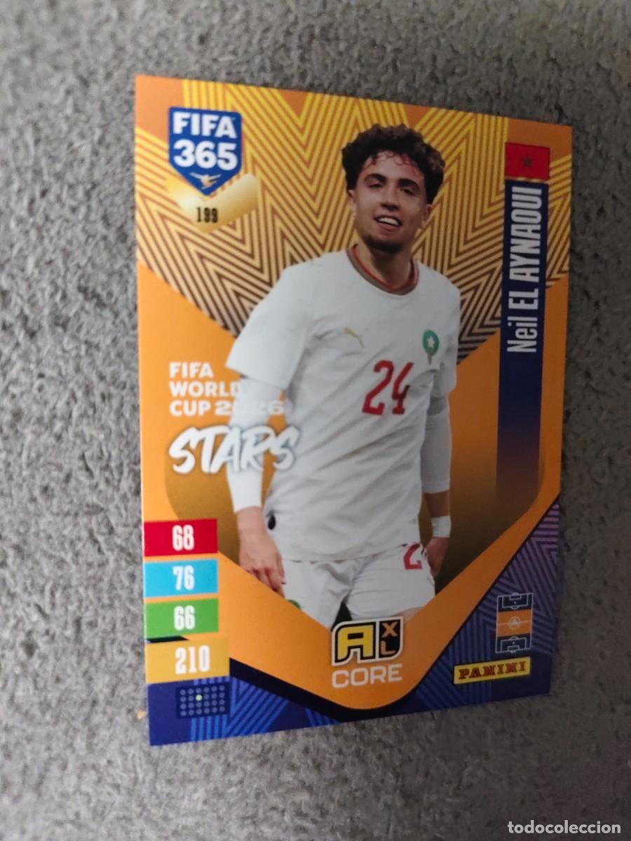 Cromos de f&uacute;tbol: 199 365 ADRENALYN 26 27 NEIL EL AYNAOUTI MARRUECOS WORLD CUP STARS CORE 2026 2027 FIFA PANINI AAV