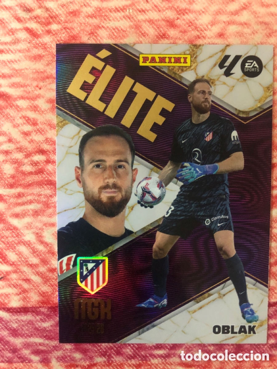 Cromos de f&uacute;tbol: TRADING CARD FUTBOL OBLAK ATLETICO DE MADRID N&ordm; 14 ELITE LIGA MEGACRACKS 2025-2026/25-26