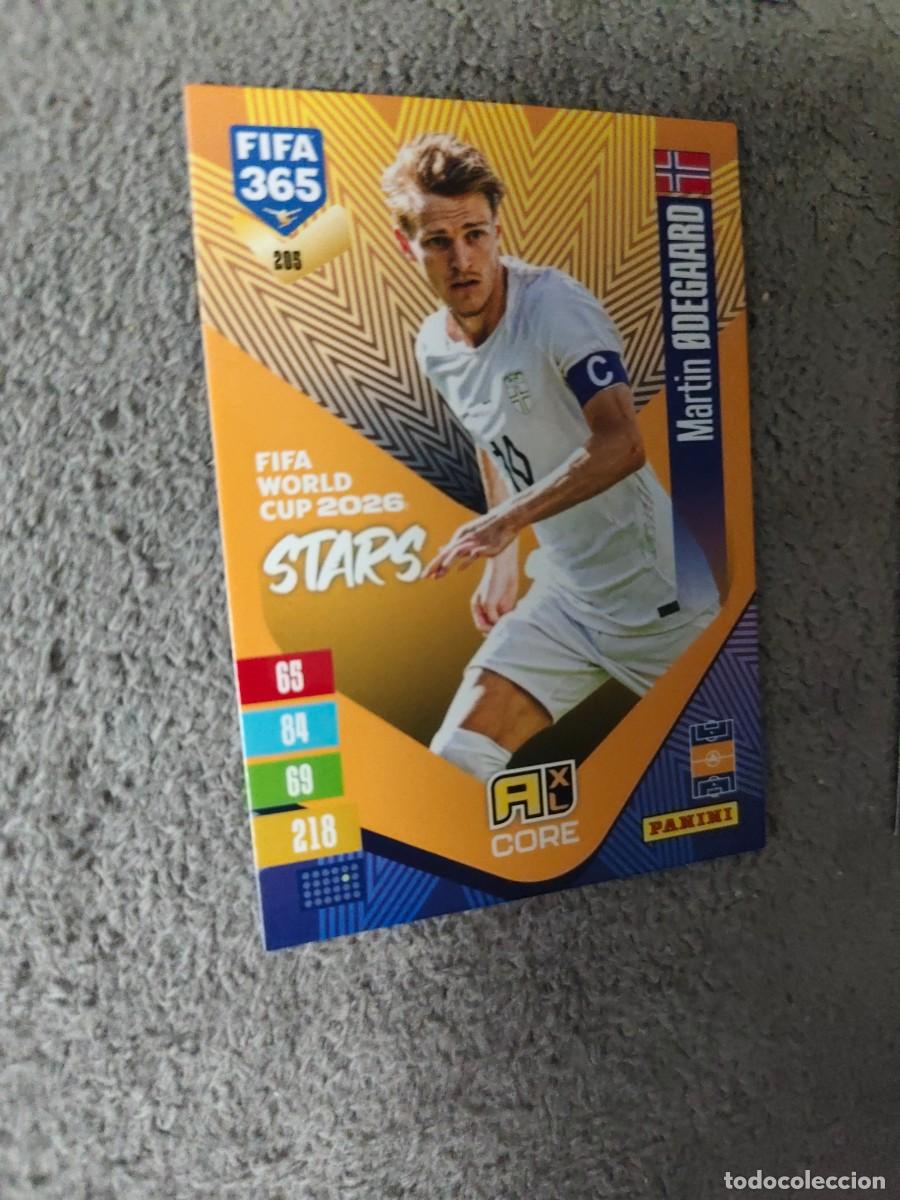 Football Stickers: 205 365 ADRENALYN 26 27 MARTIN &Oslash;DEGAARD NORUEGA WORLD CUP STARS CORE 2026 2027 FIFA PANINI AAV