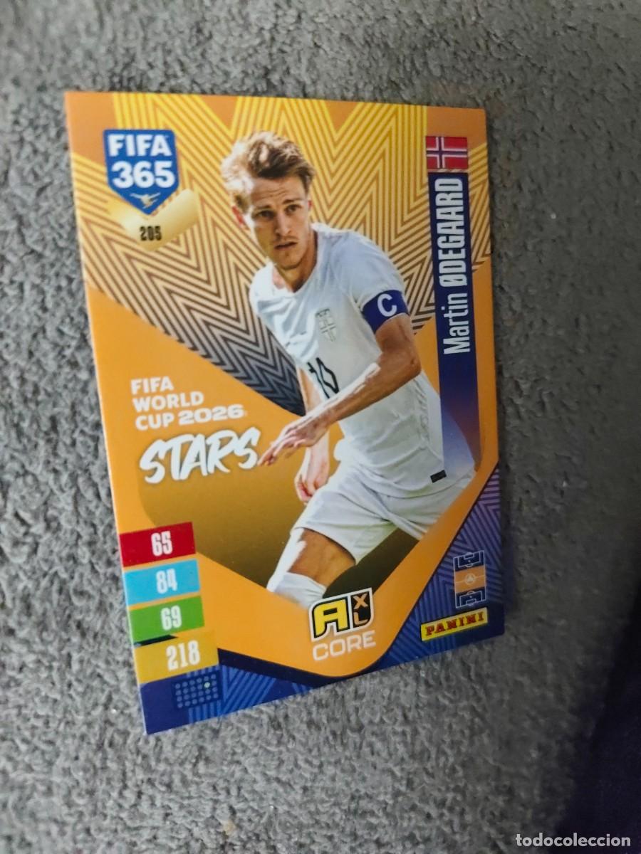 Football Stickers: 205 365 ADRENALYN 26 27 MARTIN &Oslash;DEGAARD NORUEGA WORLD CUP STARS CORE 2026 2027 FIFA PANINI AAV