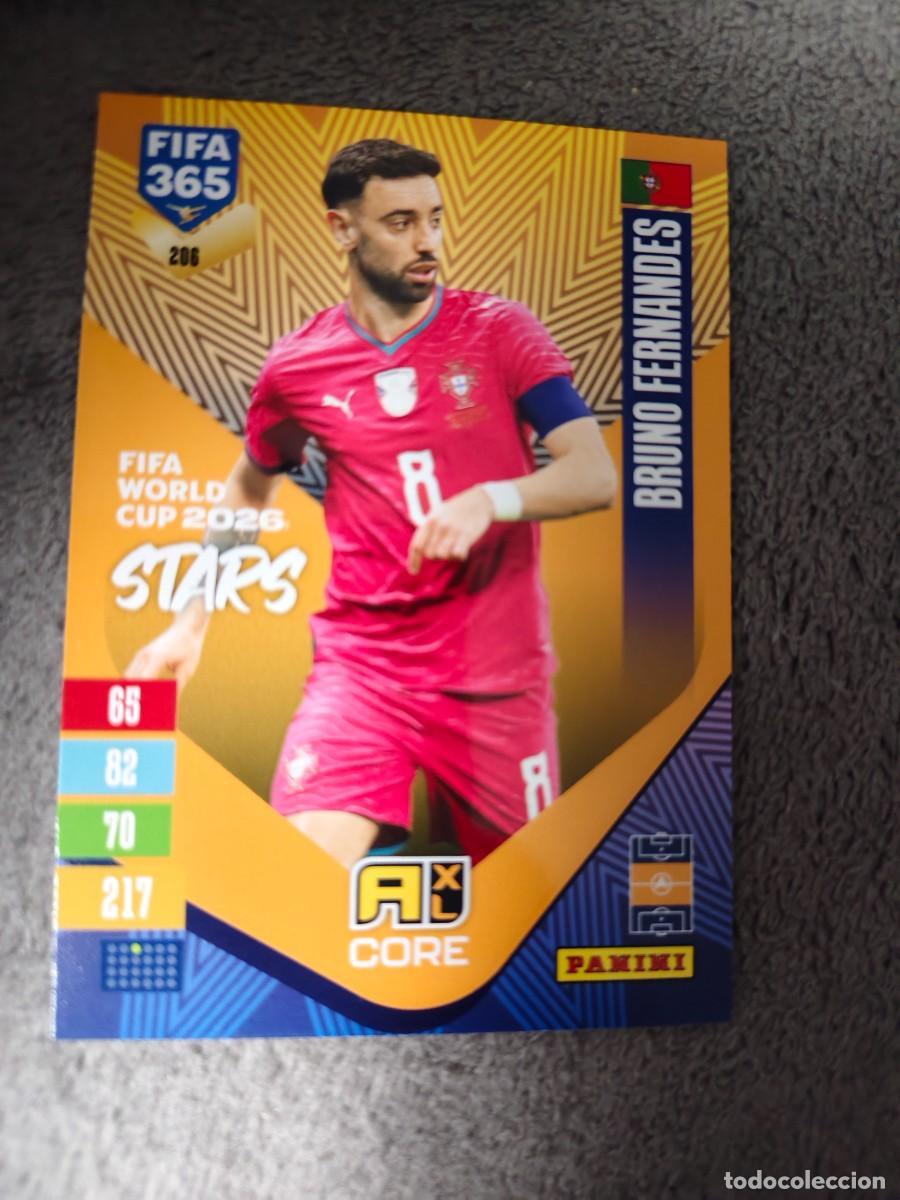 Figurine di Calcio: 206 365 ADRENALYN 26 27 BRUNO FERNANDES PORTUGAL WORLD CUP STARS CORE 2026 2027 FIFA PANINI AAV